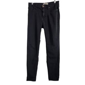 Vintage Free People Black Skinny Jeans Sz 25